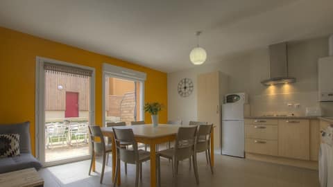 6/8 person gîte with terrace