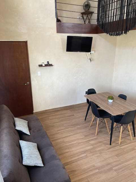 Top Airbnb: Apartment for 6 people in Mérida, 6 minutes from the airport in Fraccionamiento Sian Kaan Iv