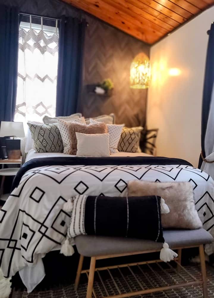 A Yozy place to sleep in a Yozy cottage. Blissful sleep awaits.