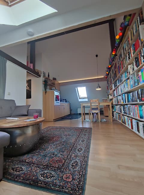 Popular Airbnb listing: Old building attic apartment in Karlsruhe