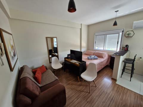 Popular Airbnb listing: Furnished studio with a garage! in Bagé