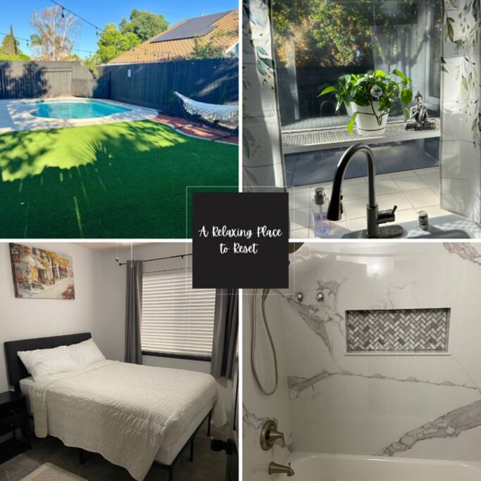 Airbnb A relaxing place to reset.