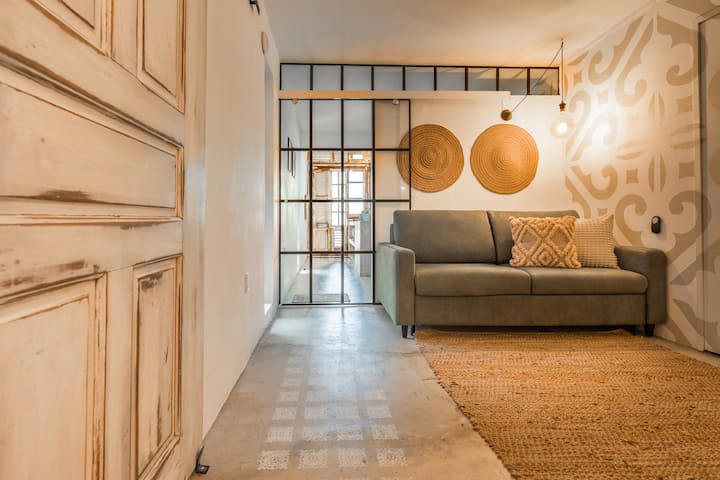 Small living room with a Sofa bed