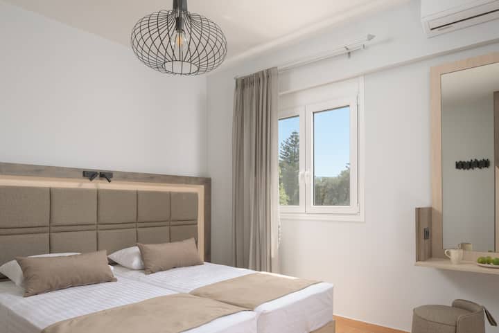 Características acogedoras de la habitación. 