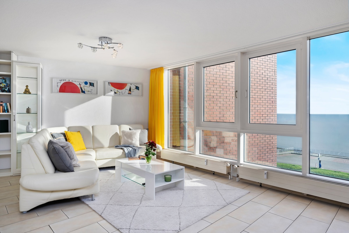 Leistungsstarkes Airbnb: Strand-Penthouse |128 qm| Maisonette | Parkplatz in Wilhelmshaven