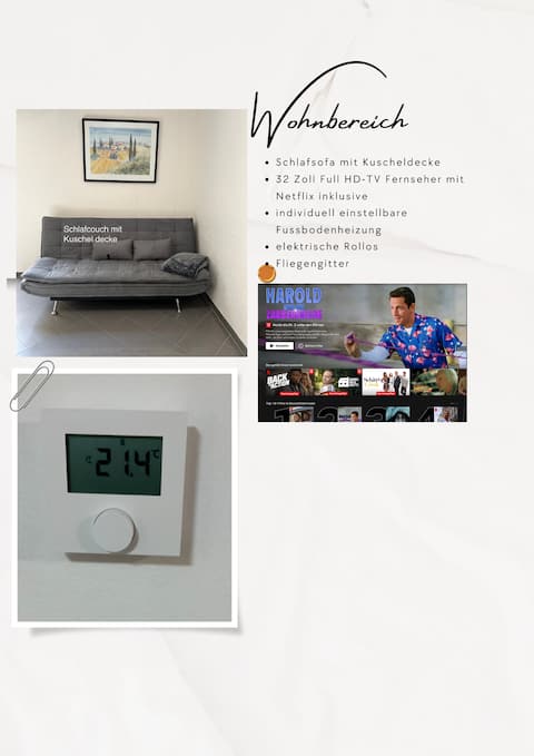 Successful Airbnb property: Small but nice in Schwanheim in Bergstraße