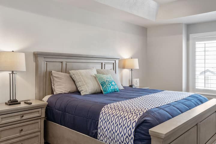 Primary Bedroom.  King Bed.  Top Floor.