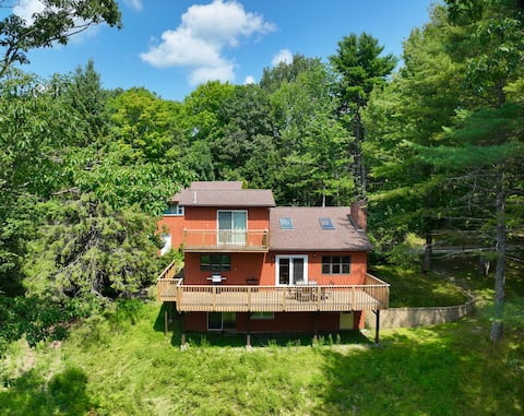 Spectacular hilltop Lucerne views, forest serenity