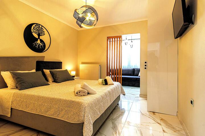 Armonia Holiday Home Corfu/เตียงคิงไซส์สวน Wi-Fi