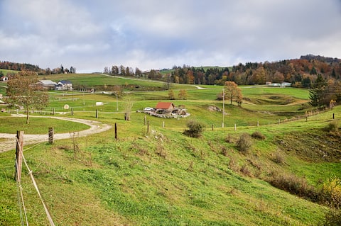Cottage on the rocks with hot tub and sauna