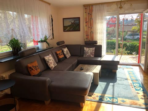 Top Airbnb: Helmut's Apartment under the Vines [75 m²] in Offenburg