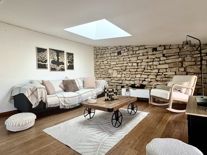 Loft Aux Retrouvailles - Gîte Chaleureux Avec Spa - Meurthe-et-Moselle