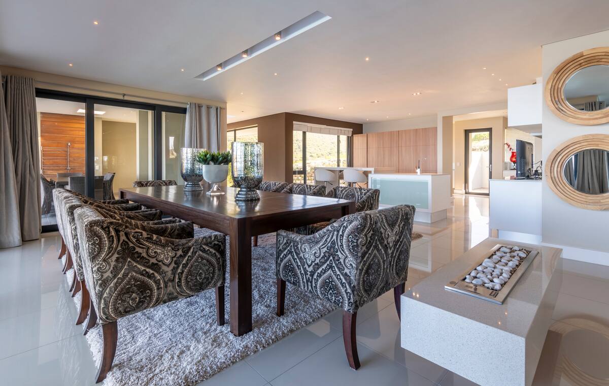 Dining and living area