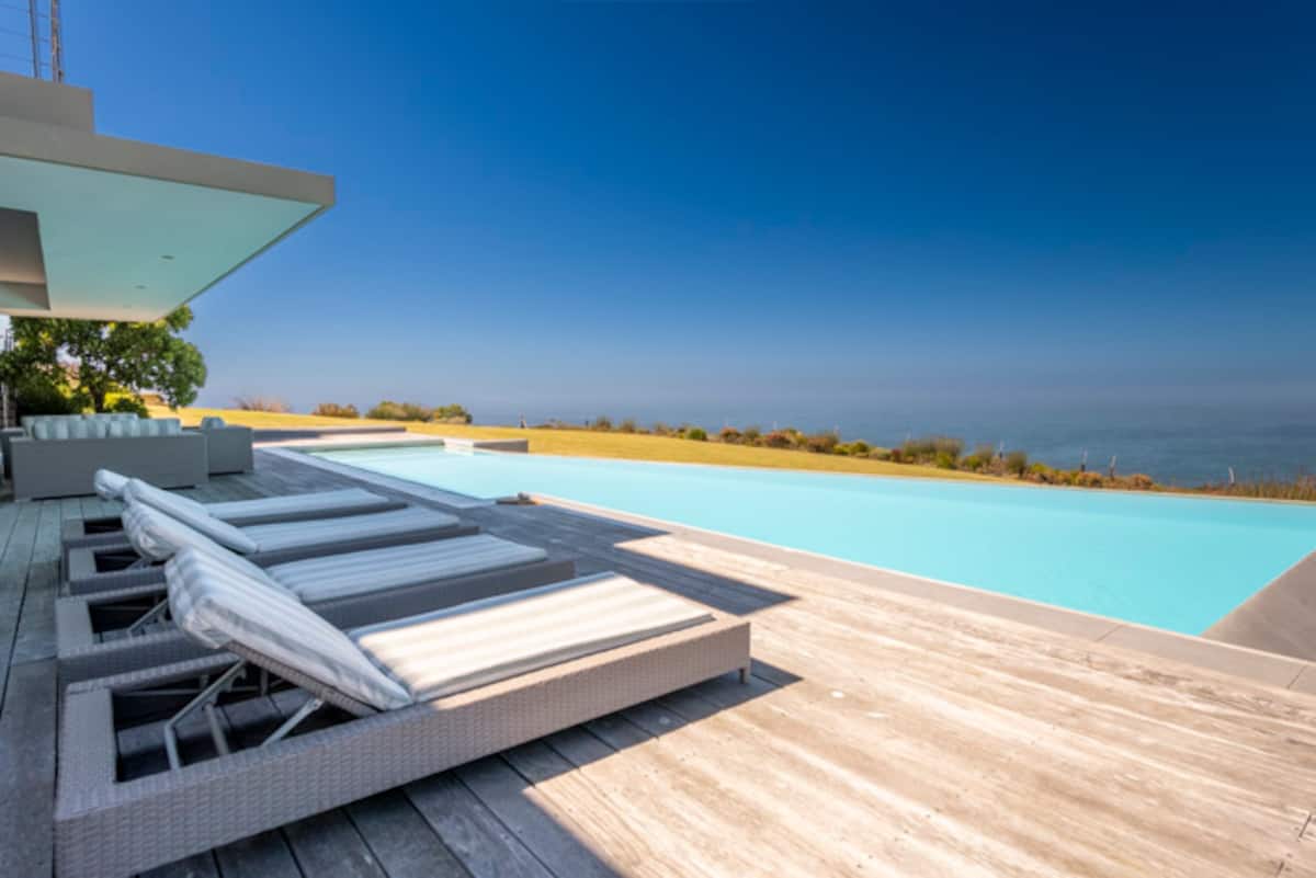 Pool at golden hour