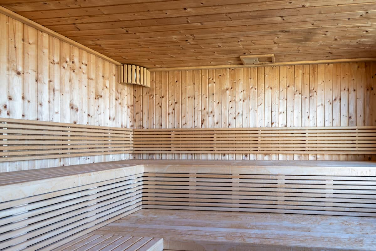 Sauna interior