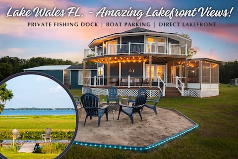 Fishing Lakefront Paradise w/ Boat Slip & Parking!