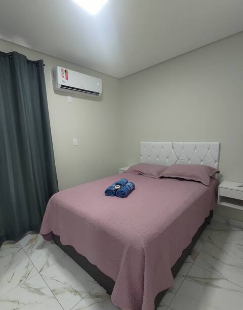 Apt. downtown Campinas with air conditioning and garage