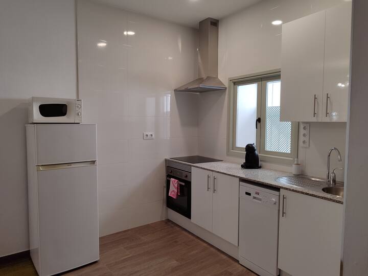 Duplex house in the center
