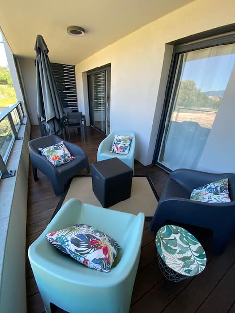 Top Airbnb: Beautiful new apartment in Porticcio à Grosseto Prugna