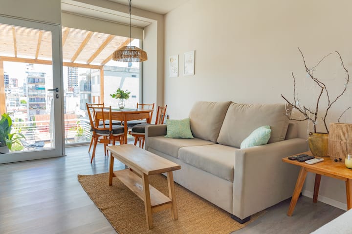 Apartamento com terraço privativo no rooftop em San Telmo