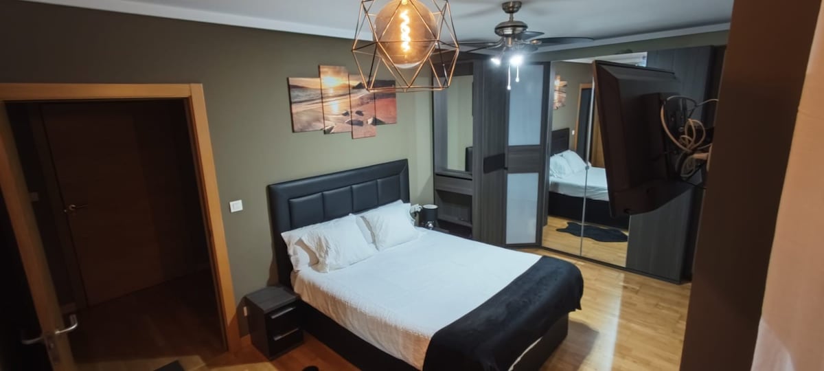 Голяма стая с 1,50 легло и вентилатор на тавана 