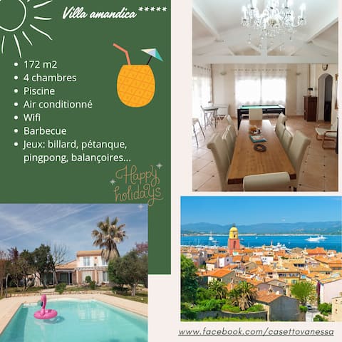 Spacious 5 star villa comfort and entertainment