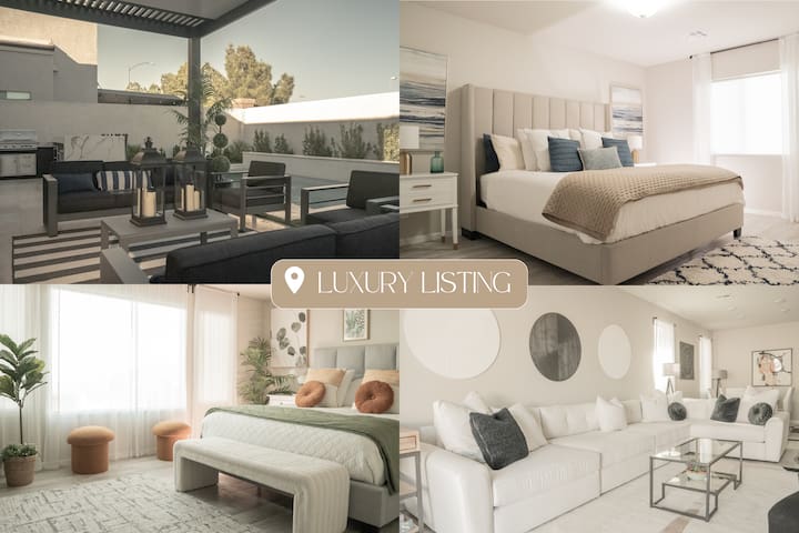 Luxury Oasis – Heated Pool – 10 mins From Strip!