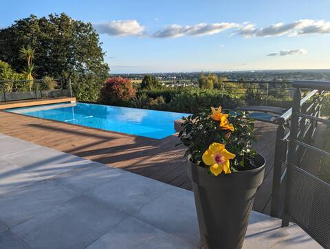 Splendide maison contemporaine, 190 m², piscine