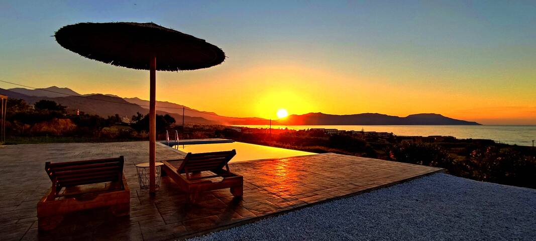 Blue Harmony villa sea view with heated pool gallery image 5