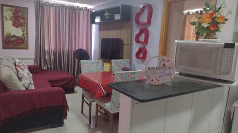 Romantic space, close to subway, panoramic view.