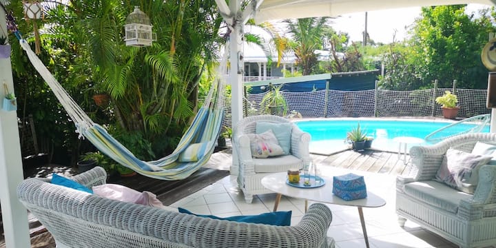 Villa Creole, Le Gosier, Piscine - Guadeloupe