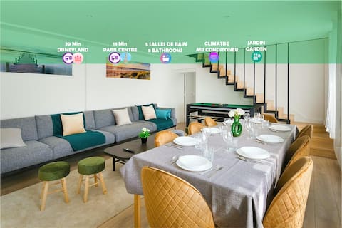 House with garden 12 pax near Paris & Disneyland Paris