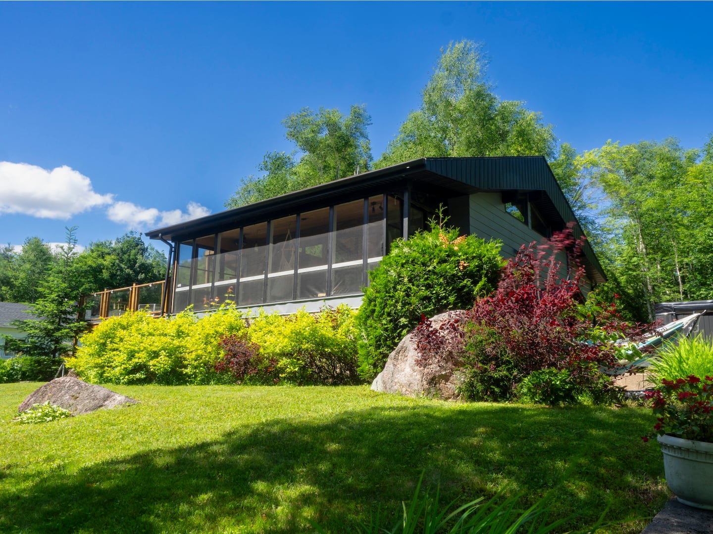 Vue extérieure du chalet