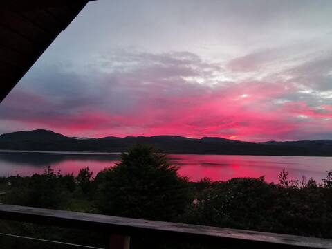 Ardfyne Lodge with stunning sea loch views