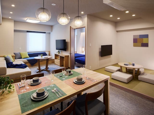 キッチン付きアパートメントホテル｜60.08㎡｜最大6名