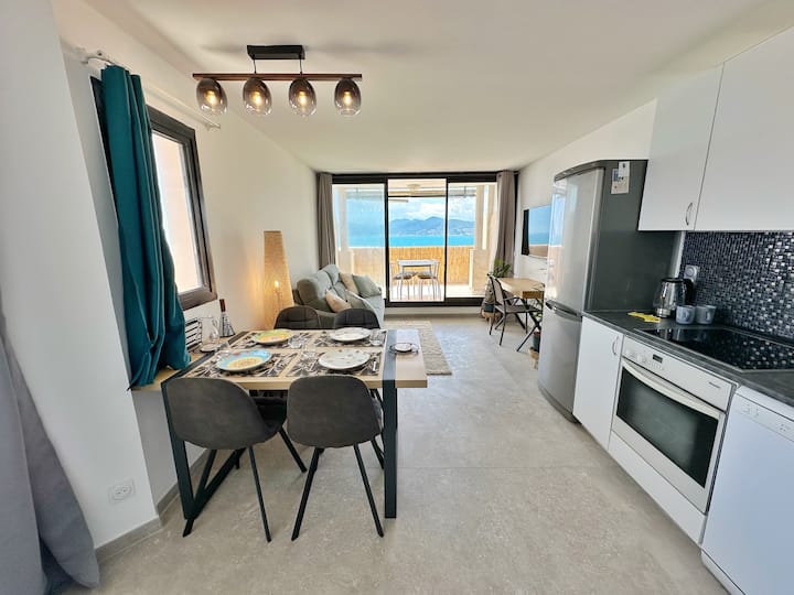 Le Seaview-calme-piscine-parking-front De Mer - Cannes