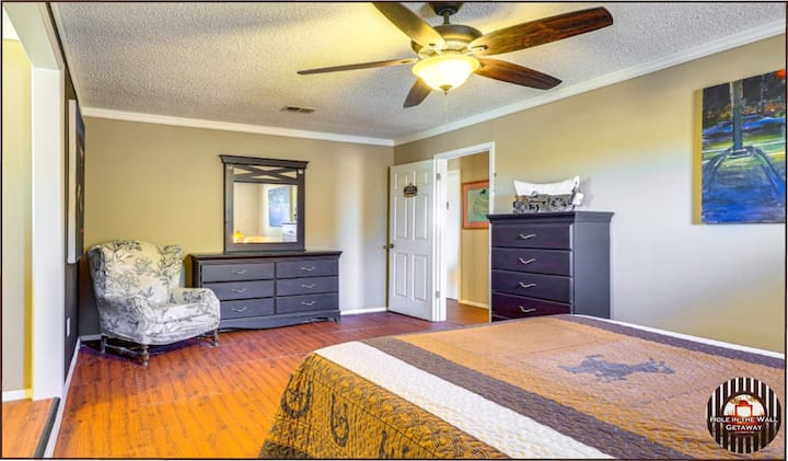 Master bedroom with dedicated A/C and Heat.
