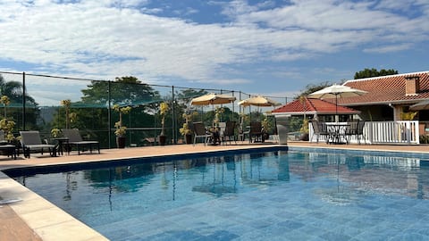 Chácara ZN - with heated pool and beach tennis