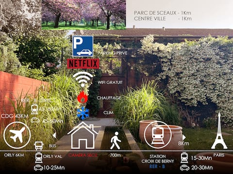 Kiki House-beautiful and zen house near Paris