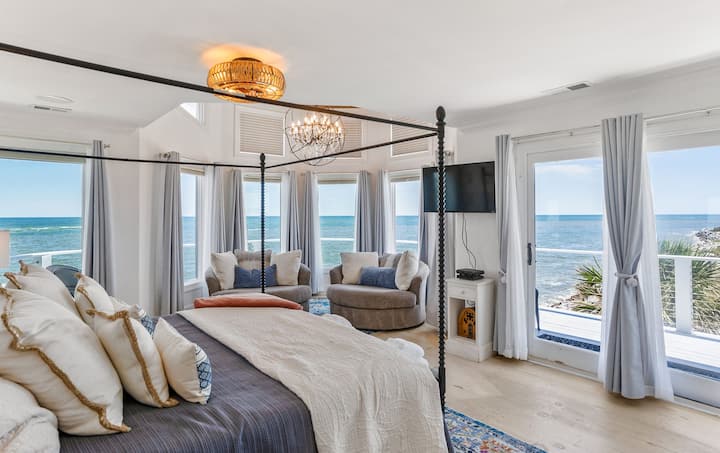 Gorgeous master bedroom upstairs 