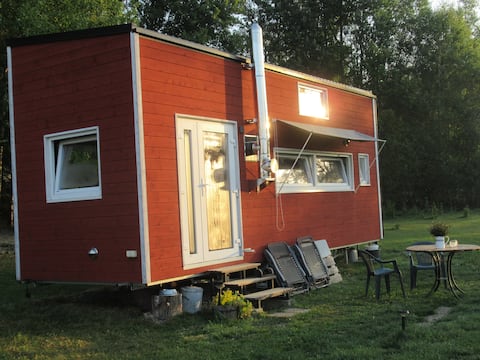 Popular Airbnb listing: Cabin with Sauna and Stunning View Near Stockholm in Södertälje