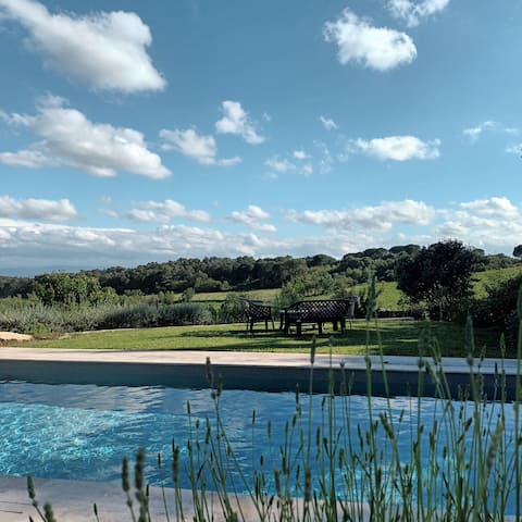 Gîte Heated Pool May October Jaccuzi Fireplace