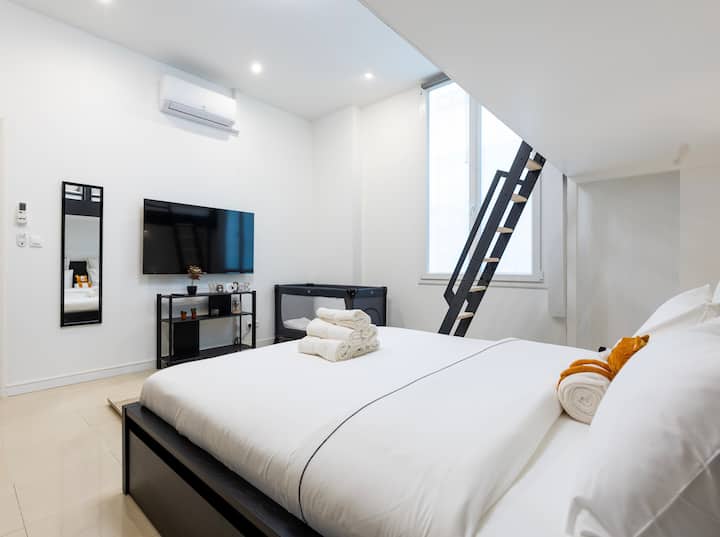Paris Centre 3ᵉ – Studio Calme & Chauffé (4 Pers) - París