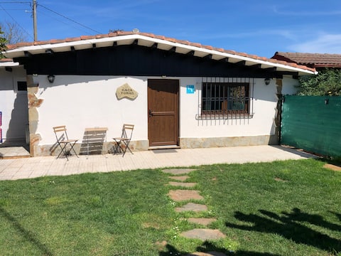 A cottage in a rural area
