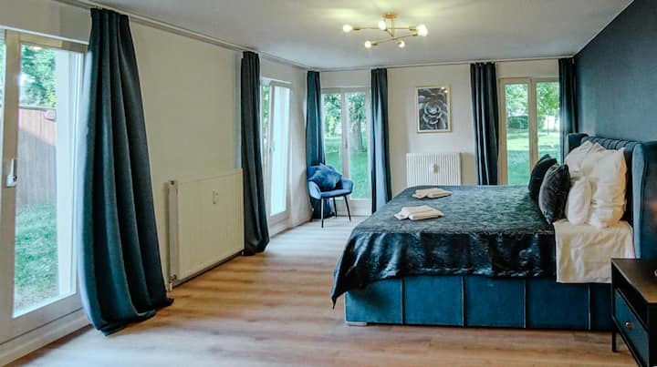 Vista panorámica del verde Bürgerpark.