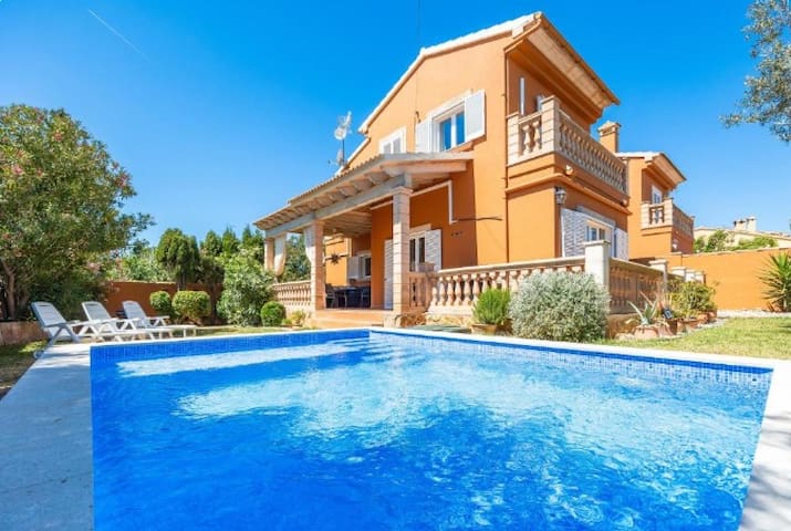 *Villa Amelia swimming pool, close to Cala Pí*