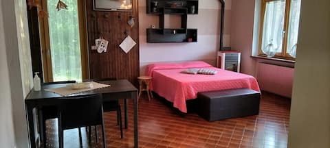 Bizet-Monolocale vista Castello