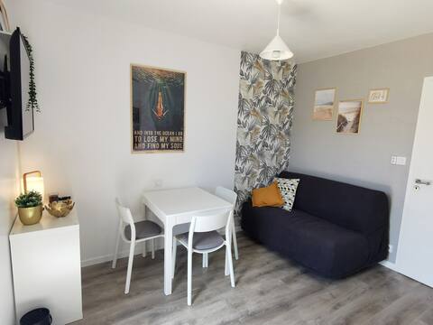Top Airbnb: Studio 2/4 pers. between Sea & Countryside in Bretignolles Sur Mer