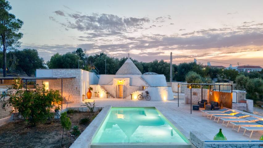 Trullo privatePool 5min Sea | Garden | Fast WiFi