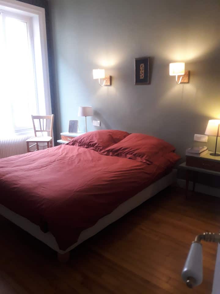 Large and beautiful first bedroom / double sleeping and storage